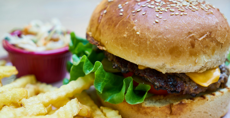 Burger and Fries